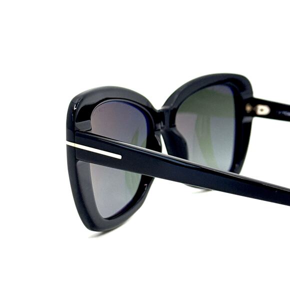 New, TOM FORD Maeve Sunglasses TF1008 01B Authentic - Picture 8 of 13